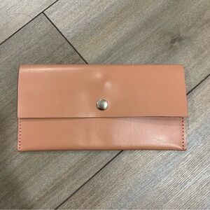 TopShop genuine leather wallet snap closure